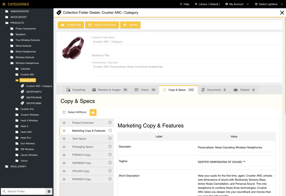 screenshot of Pattern PXM
